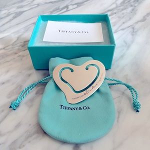 Elsa Peretti heart bookmark in sterling silver